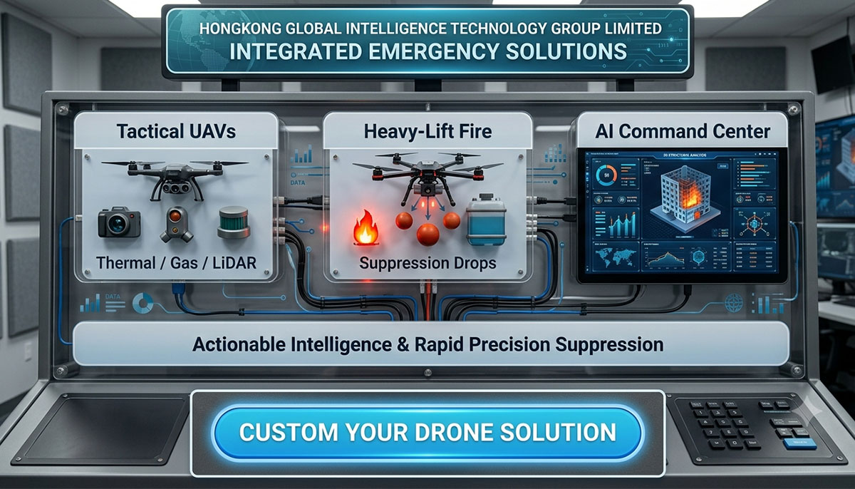 firefighting drone solution